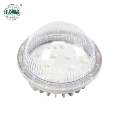 Výbušná lampa LED s kopulovitým krytem